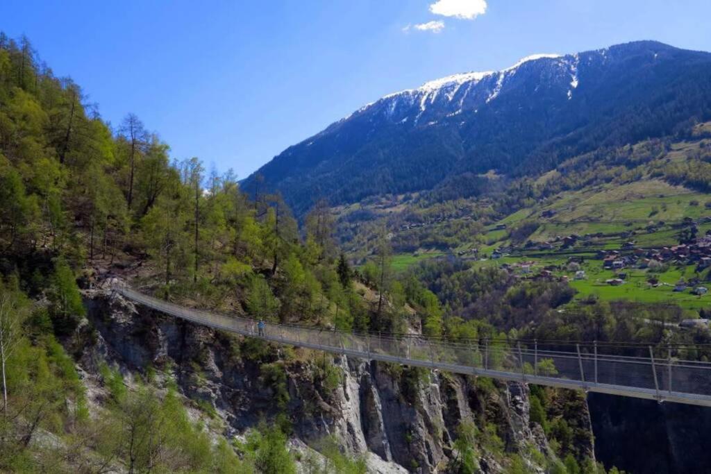 Appartement "Le Ver Luisant" A Saint-Martin, Val D'Herens, Valais ภายนอก รูปภาพ