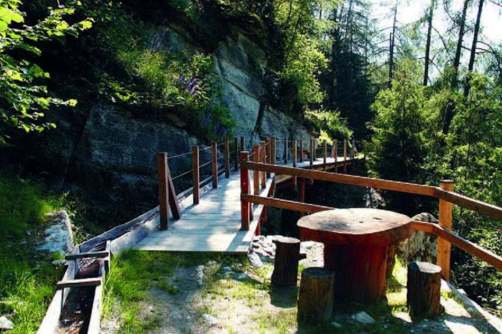 Appartement "Le Ver Luisant" A Saint-Martin, Val D'Herens, Valais ภายนอก รูปภาพ