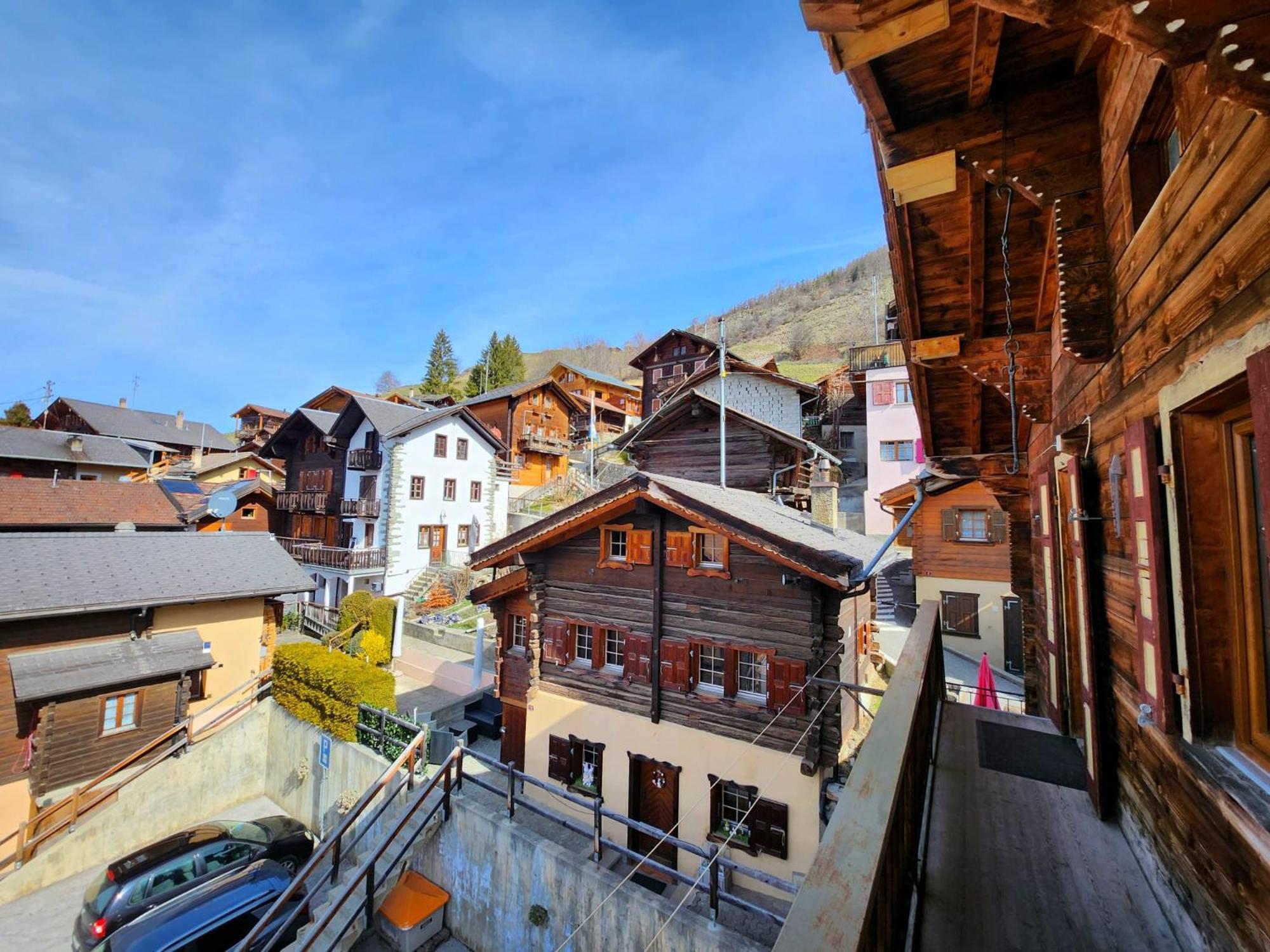 Appartement "Le Ver Luisant" A Saint-Martin, Val D'Herens, Valais ภายนอก รูปภาพ